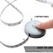 Mini Retractable Tape Measure(3 Packs) + Soft Fabric Sewing Ruler(1 Pieces), Flexible, Pocket Size, Dual Sided, 150CM Tailor Measuring Tapes for Body Measurement Weight Loss Cloth Knitting Craft